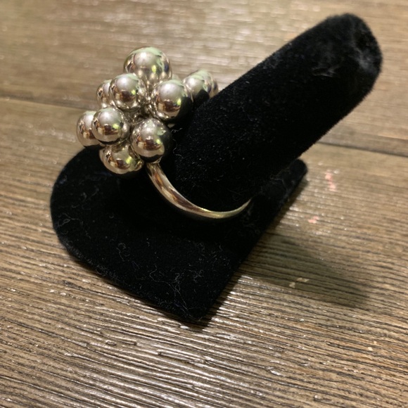 .925 Silver Bunch of Grapes Ring... - Picture 2 of 3